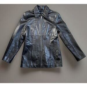 Reaction Kenneth Cole Women’s Leather Jacket Size S